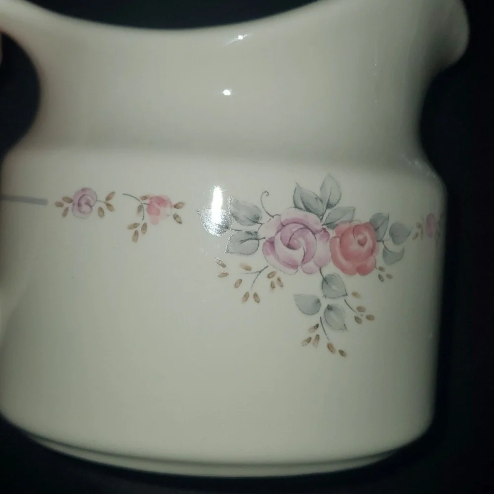 Pfaltzgraff dining servewear gravy boat sauce creamer sugar vintage‎ Trou…